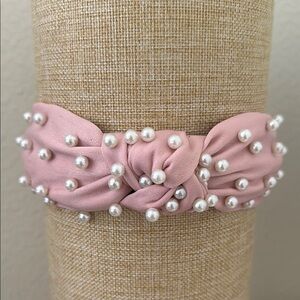 Brand new! Pink Pearl Embellished Headband